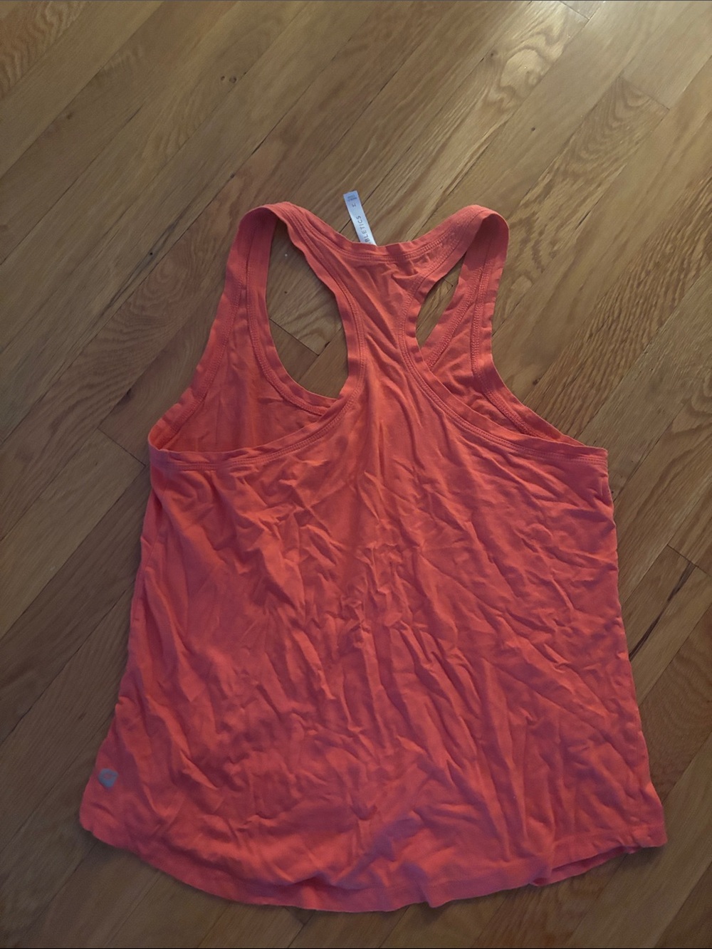 Fabletics Orange Racerback Tank Top - Picture 3 of 4